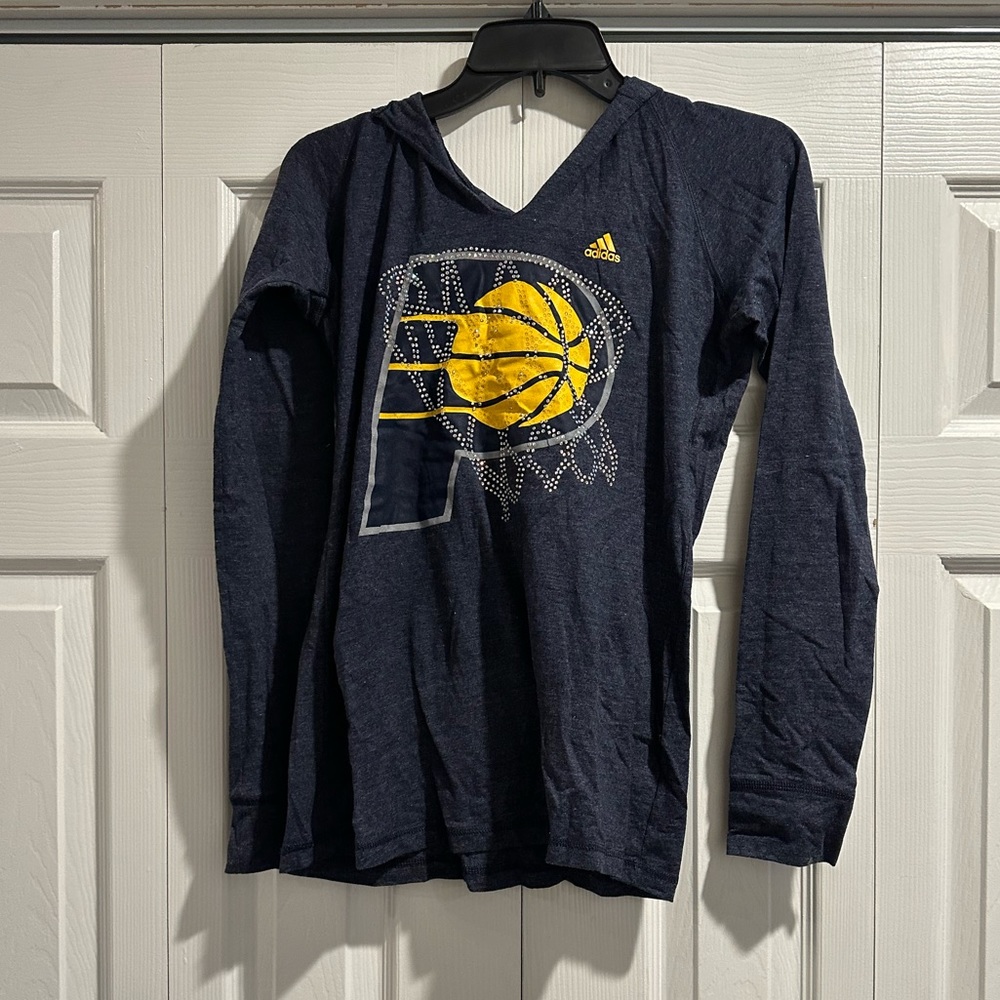 Navy Adidas Pacers shirt